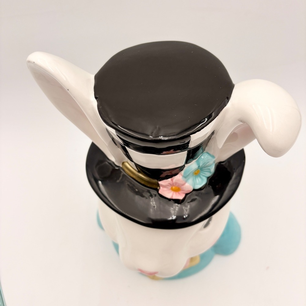 Tophat & Tail Easter Bunny Rabbit Bust Spring Dapper Colorful Spring Decor - Picture 7 of 8